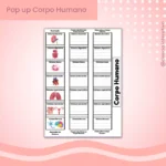 ATIVIDADES LÚDICAS - POP UP CORPO HUMANO