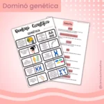 ATIVIDADES LÚDICAS - DOMINÓ CIENTÍFICO DE GENÉTICA