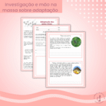 Atividade investigativa e mão na massa sobre adaptação dos seres vivos
