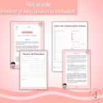 Ensine o seu aluno a estudar