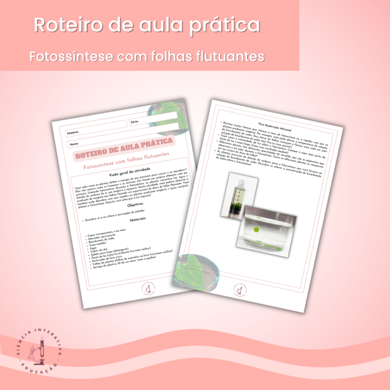 Fotossíntese Com Folhas Flutuantes Ciência Interativa 5674