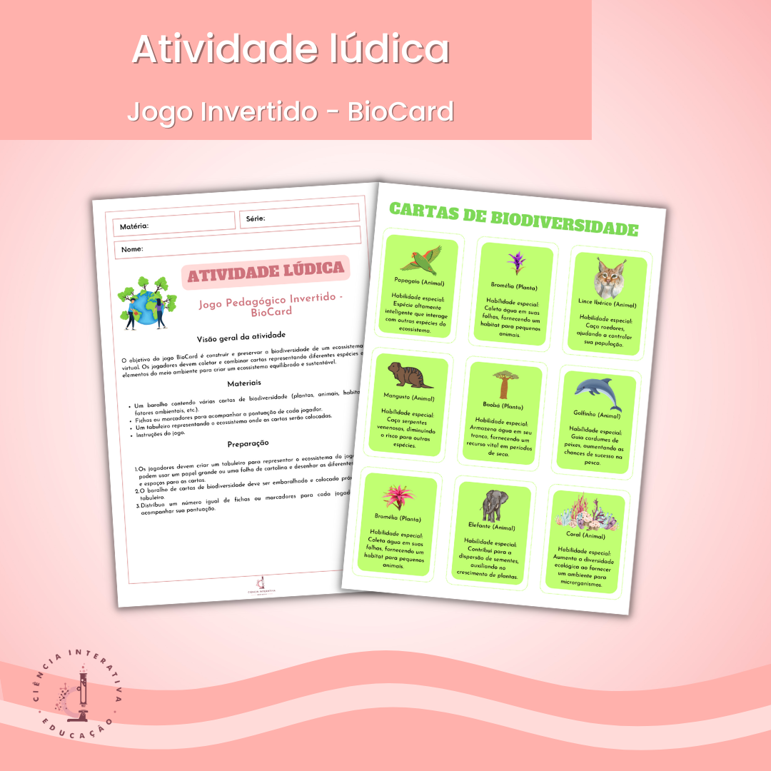 Biodiversidade - Jogo de tabuleiro