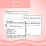 QUESTÕES - Evolução