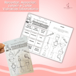 Atividade lúdica Vidrarias laboratório