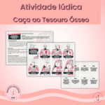 Caça ao Tesouro Ósseo: Aprendendo sobre o Sistema Esquelético com Flashcards
