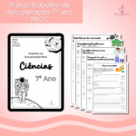 Avaliação/Recuperação final - 7º ano - Editável e PDF