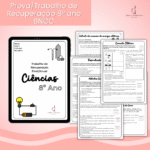 Prova Recuperação Final/ Anual 8º ano