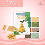 Pirâmides ecológicas com material dourado