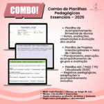 Combo de Planilhas Pedagógicas Essenciais – Professor Organizado 2026