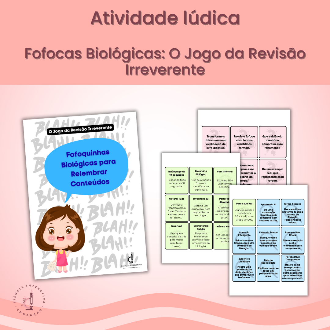 Cópia de Cópia de atividades site (25) Fofocas Biológicas: O Jogo da Revisão Irreverente - Imagem 1