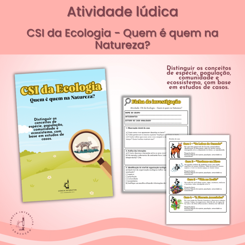 CSI da Ecologia – Quem é quem na Natureza?
