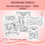Dia Mundial da Água - 2026 (colorir)