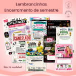 Lembrancinhas - Encerramento de semestre letivo