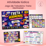 Jogo de Tabuleiro: Treta Hormonal - A Corrida do Sistema Endócrino