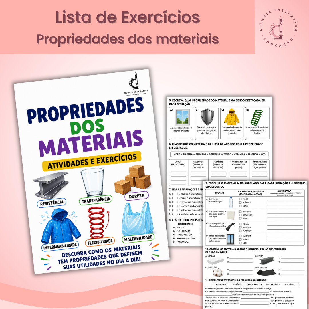 (SITE) - Designers_produtos (12) Lista de exercícios - Propriedade dos materiais - Imagem 1