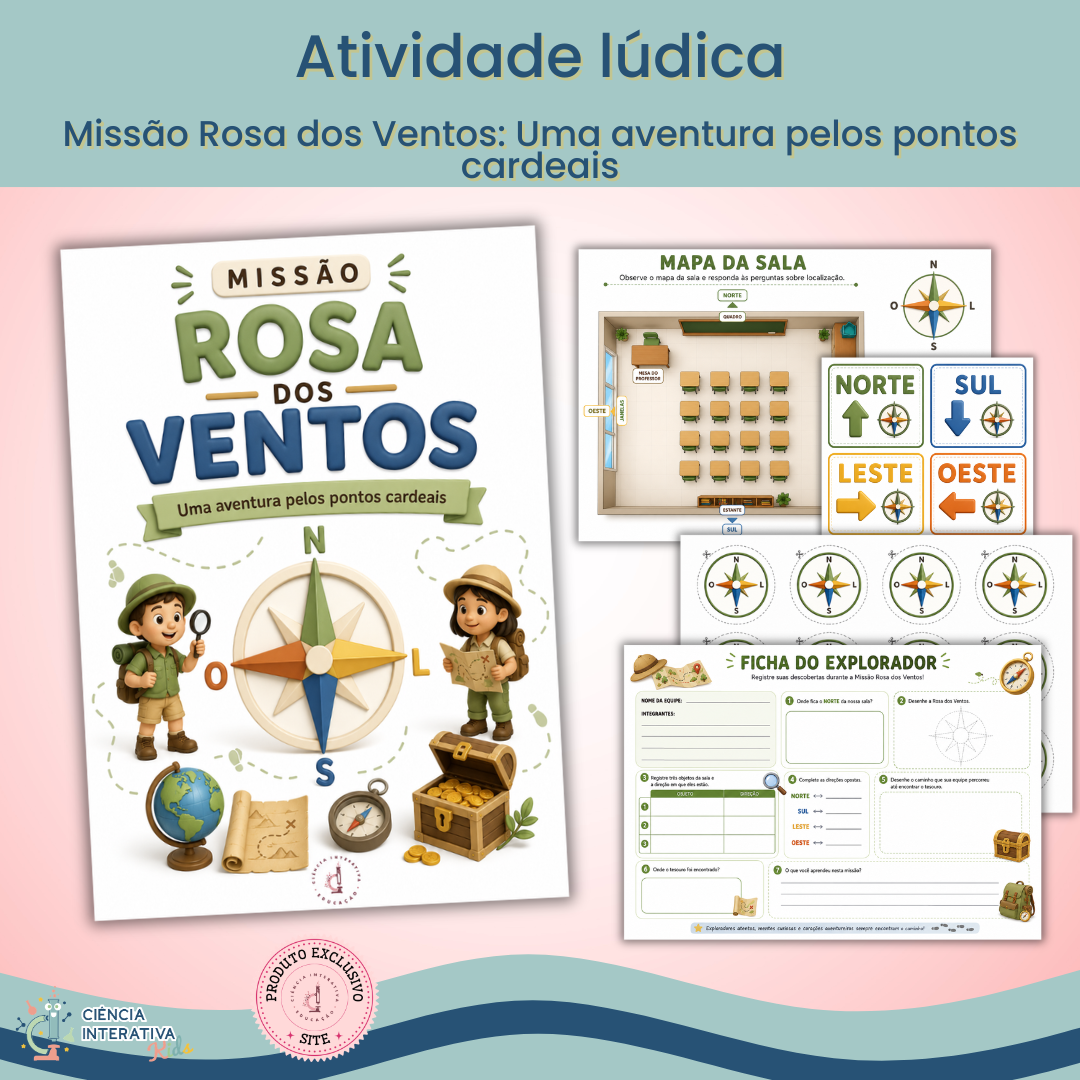 (SITE) - Designers_produtos (24) Missão Rosa dos Ventos: Uma aventura pelos pontos cardeais - Imagem 1