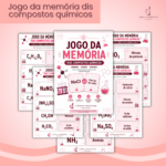 Jogo da memória química