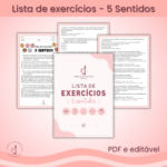 Lista de exercícios - 5 sentidos