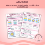 Atividade membrana, polaridade, moléculas