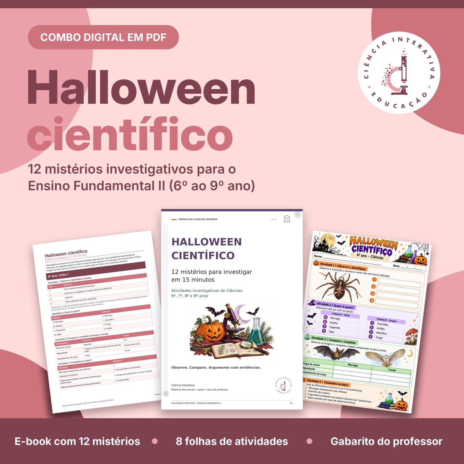 capa_combo Combo - Halloween e Ciências (EFII) - Imagem 1