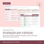 Kit completo de planilhas 2027: diagnóstico, planejamento, rubricas, AEE e conselho de classe - Imagem 5